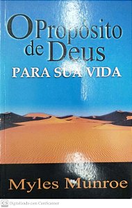 Livro o Propósito de Deus para sua Vida Autor Munroe, Myles (1999) [usado]
