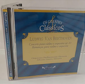Cd Ludwig Van Beethoven: Concerto para Violino e Orquestra Op. 61, Romanças para Violino e Orquestra Interprete Orquestra Philharmonia Slavonia (1995) [usado]