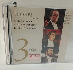 Cd Tenores Vol. 3 - José Carreras, Plácido Domingo e Luciano Pavarotti Interprete Vários [usado]