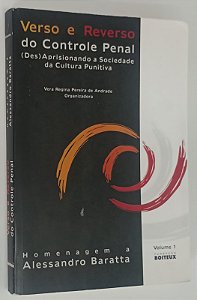 Livro Verso e Reverso do Controle Penal - Vol. 1 Autor Andrade [org], Vera Regina Pereira de (2002) [usado]