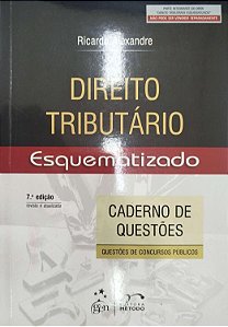 Livro Direito Tributário Esquematizado - Caderno de Questões Autor Alexandre, Ricardo (2013) [seminovo]