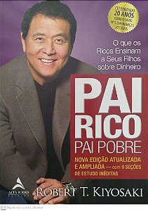 Livro Pai Rico, Pai Pobre Autor Kiyosaki, Robert T. (2017) [seminovo]