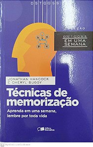 Livro Técnicas de Memorização Autor Hancock, Jonathan (2014) [seminovo]