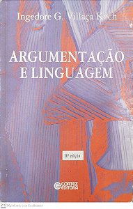 Livro Argumentação e Linguagem Autor Koch, Ingedore G. Villaça (2006) [usado]