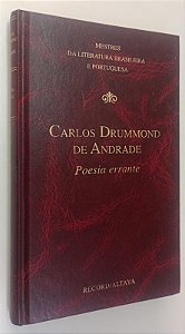 Livro Poesia Errante - Coleção Mestres da Literatura Brasileira e Portuguesa 6 Autor Andrade, Carlos Drummond de (1988) [usado]