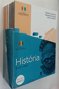 Livro História Ensino Médio (box) Autor Vicentino, Cláudio (2020) [usado]