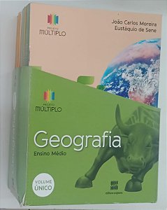 Livro Geografia Ensino Médio Volume Único (10 Livros) Autor Moreira, João Carlos (2018) [usado]