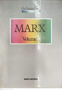 Livro Marx Volume 1 - os Pensadores Autor Marx, Karl (1987) [usado]