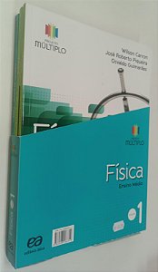 Livro Física Ensino Médio - Volume 1 (2 Partes + Caderno de Estudo) Autor Carron, Wilson (2020) [seminovo]