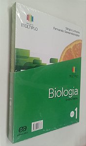 Livro Biologia Ensino Médio - Volume 1 (2 Livros + Caderno Estudo) Autor Linhares, Sérgio (2014) [novo]