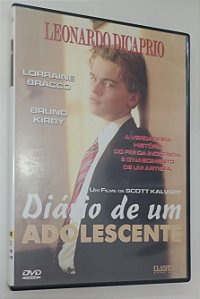 Dvd Diário de um Adolescente Editora Scott Kalvert [usado]