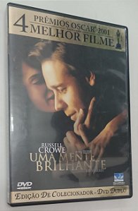 Dvd Uma Mente Brilhante (edição de Colecionador - Dvd Duplo) Editora Ron Howard [usado]