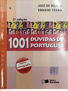 Livro 1001 Dúvidas de Português Autor Nicola, José de (2009) [usado]