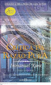 Livro Crítica da Razão Pura Autor Kant, Immanuel (2009) [seminovo]