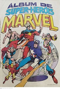 Gibi Álbum de Super Heróis Marvel - Original e Completo Autor (1981) [usado]