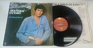 Disco de Vinil Manolo Otero - Intimidad (lp 1984) Interprete Manolo Otero (1984) [usado]
