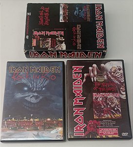 Dvd Box Iron Maiden: Rock In Rio 2001 + Documentário The Number Opf The Beast [3 Dvds] Editora Vários [usado]