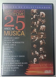 Dvd 25 Anos de Música - Coleção Saturday Night Live Vol 5 Editora [usado]