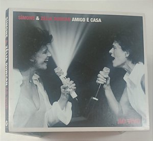 Cd Amigo é Casa - Simone & Zélia Duncan Interprete Simone e Zélia Duncan (2008) [usado]