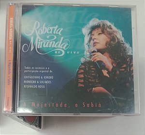Cd a Majestade, o Sabiá - Roberta Miranda (ao Vivo) Interprete Roberta Miranda (2000) [usado]
