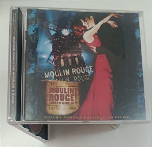 Cd Moulin Rouge (amor em Vermelho) - Trilha Sonora Original do Filme Interprete Vários Artistas (2001) [usado]