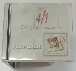 Cd Quatro por um / de Volta a Inocência (play-back) Interprete Vários [usado]