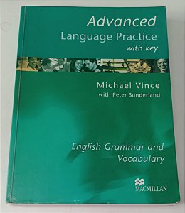 Livro Advanced Language Practice With Key - English Grammar And Vocabulary Autor Vince, Michael (2003) [usado]