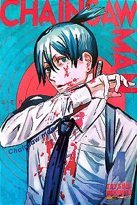Gibi Chainsaw Man #4 Autor (2021) [seminovo]