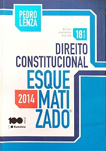 Livro Direito Constitucional Esquematizado 2014 Autor Lenza, Pedro (2014) [seminovo]