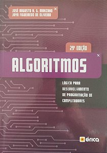 Livro Algoritmos Autor Manzano, José Augusto N. G. (2019) [seminovo]