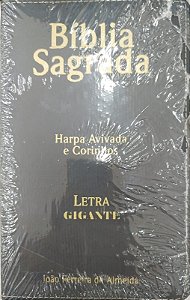 Livro Bíblia Sagrada - Harpa Avivada e Corinhos Letra Gigante Autor Vários [novo]