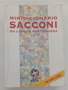 Livro Minidicionário Sacconi da Língua Portuguesa Autor Sacconi, Luiz Antonio (1998) [usado]