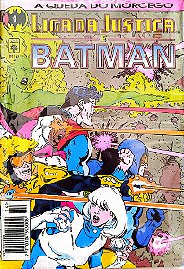 Gibi Liga da Justiça e Batman #4 - Formatinho Autor (1994) [usado]