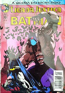 Gibi Liga da Justiça e Batman #9 - Formatinho Autor (1995) [usado]