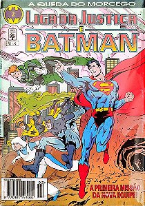 Gibi Liga da Justiça e Batman #2 - Formatinho Autor (1994) [usado]