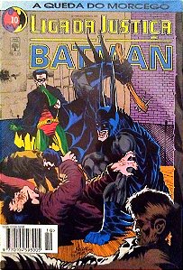 Gibi Liga da Justiça e Batman #10 - Formatinho Autor (1995) [usado]