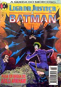 Gibi Liga da Justiça e Batman #6 - Formatinho Autor (1995) [usado]