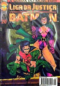 Gibi Liga da Justiça e Batman #20 - Formatinho Autor (1996) [usado]