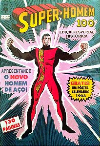 Gibi Super-homem #100 - Formatinho Autor (1992) [usado]