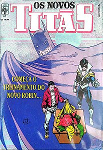 Gibi os Novos Titãs #61 - Formatinho Autor (1991) [usado]