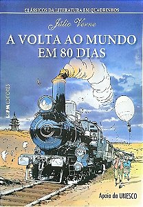 Livro a Volta ao Mundo em 80 Dias - Clássicos da Literatura em Quadrinhos Autor Verne, Júlio (2017) [seminovo]