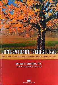Livro Longevidade Emocional Autor Anderson, Norman B. (2005) [seminovo]