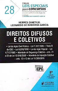 Livro Direitos Difusos e Coletivos Autor Jr., Hermes Zaneti (2017) [seminovo]