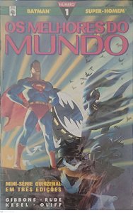 Gibi Batman e Super-homem: os Melhores do Mundo (minissérie Completa) Autor (1991) [usado]