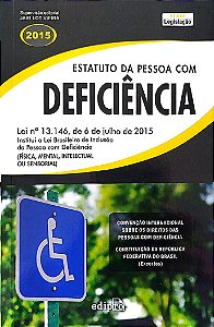 Livro Estatuto da Pessoa com Deficiência Autor Vários (2015) [seminovo]
