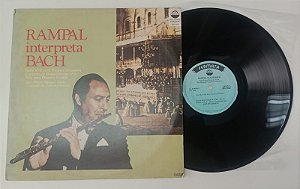 Disco de Vinil Rampal Interpreta Bach (lp 1976) Interprete Jean-pierre Rampal e Orquestra (1976) [usado]