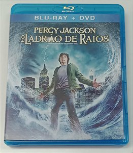 Dvd Percy Jackson e o Ladrão de Raios [blu-ray + Dvd] Editora Chris Columbus [usado]