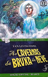 Livro as Cavernas da Bruxa de Neve Autor Livingstone, Ian (2012) [seminovo]