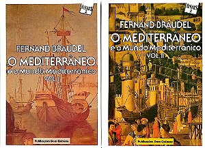 Livro Box o Mediterrâneo e o Mundo Mediterrânico - 2 Volumes Autor Braudel, Fernand (1996) [seminovo]