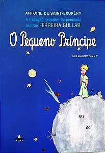 Livro o Pequeno Príncipe (capa Azul) Autor Saint-exupéry, Antoine de (2013) [seminovo]